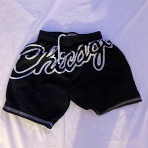 Men Chicago Black Shorts Medium
